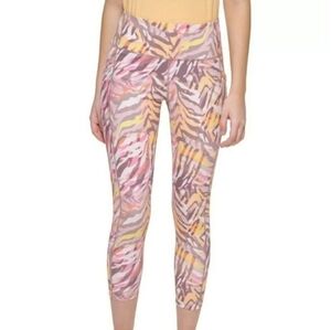 NWT Calvin Klein Performance Leggings Multicolor Sz S